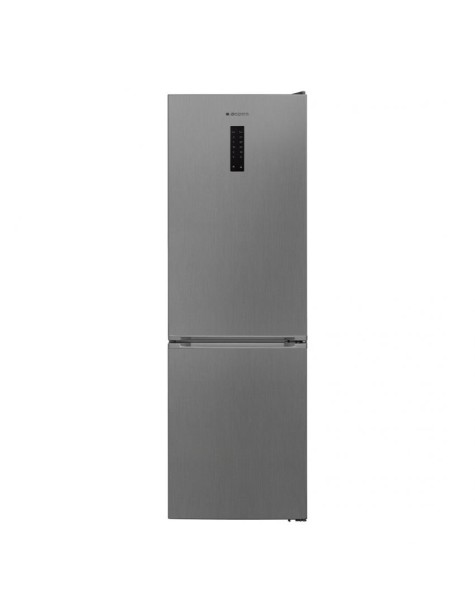 Combi Aspes, Nofrost, A++/E, 186cm, 59.5cm, 60cm, Inox, Electrónico, Dual cooling