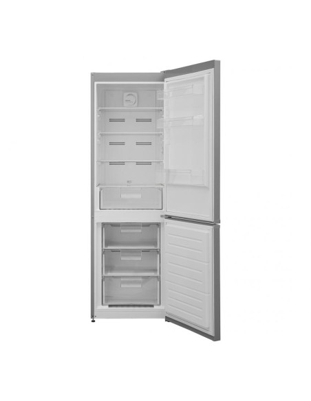 Combi Aspes, Nofrost, A++/E, 186cm, 59.5cm, 60cm, Inox, Electrónico, Dual cooling