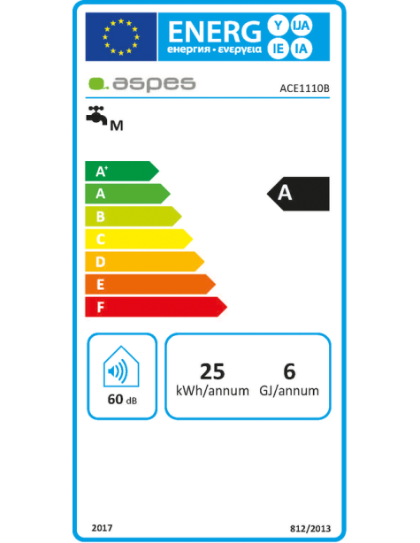 Calentador Aspes, Estanco, Butano, 11 L, A,...