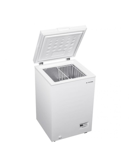 Arcón congelador Aspes, Estático, A+/F, 84,7cm, 54,5cm, 55cm, Blanco, Display/Dual 100 Litros