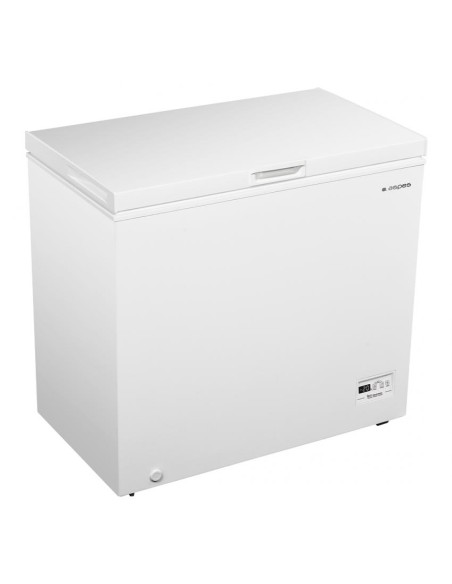 Arcón congelador Aspes, Estático, A+/F, 84,7cm, 91 cm, 55,5cm, Blanco, Display/Dual 200 Litros
