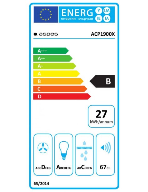 Campana Aspes, Pirámide, B, 85cm, 89.8cm,...