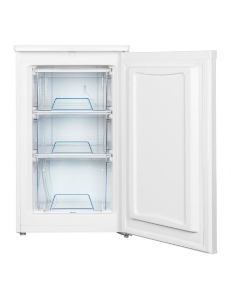 Congelador Aspes, Estático, A+/F, 84cm, 50cm, 56cm, Blanco, Mecánico