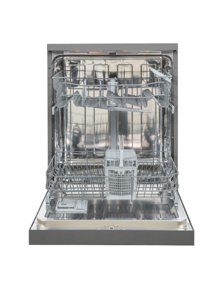 Lavavajillas Aspes, 12 cubiertos, A++/E, 85cm, 59,8cm, 59,8cm, Dark Inox, Display Led, 5P, 52 dB