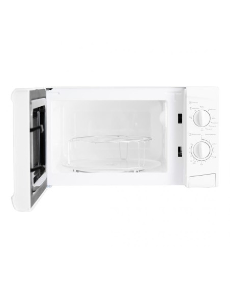 Microondas Aspes, Eléctrico, 20L, 700w, 25.8cm, 44cm, 33.91cm, Blanco, Electrónico, Grill