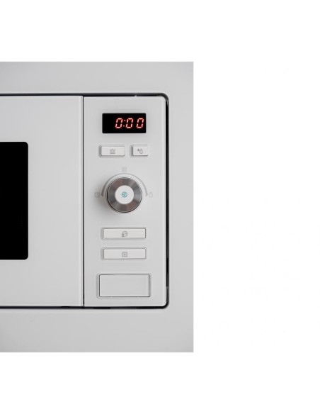 Microondas Integración Aspes ,800w,38,2cm, 59,4cm, 34,3cm,Metacrilato Blanco,Digital,Grill,20 Litros