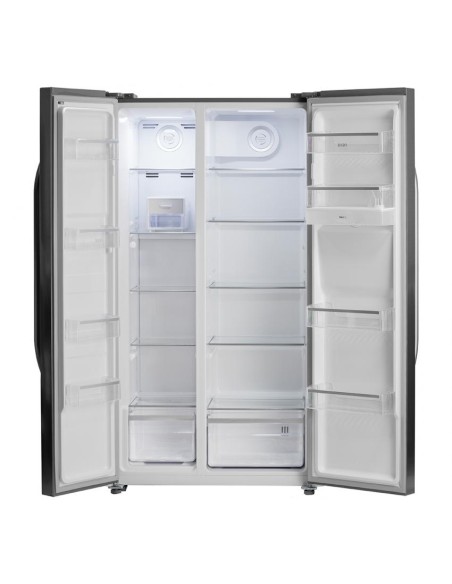 Americano Svan, No Frost, A+/F, 177cm, 90cm, 66cm, Inox, Touch Display, Dispensador Agua, Depósito