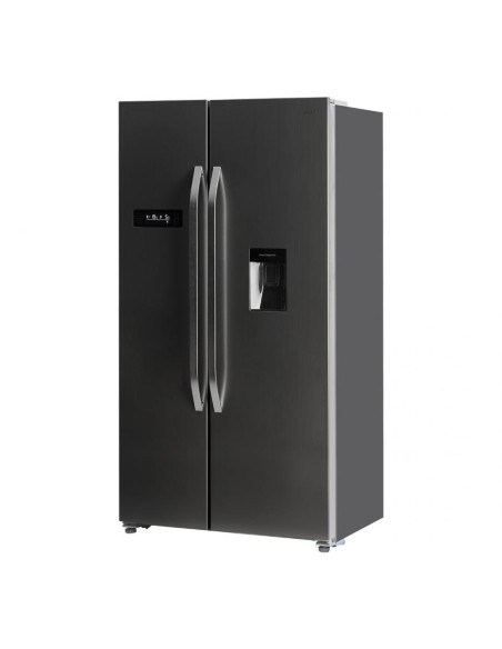 Americano Svan, No Frost, A+/F, 177cm, 90cm, 66cm, Inox, Touch Display, Dispensador Agua, Depósito