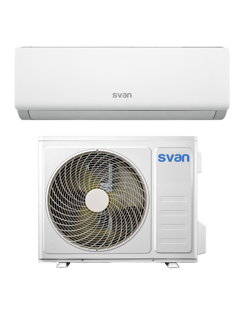 AACC Svan Pared 9000BTU, A++/ A+, Blanco,  Frio y Calor, DC Inverter, R32, Wifi, Display