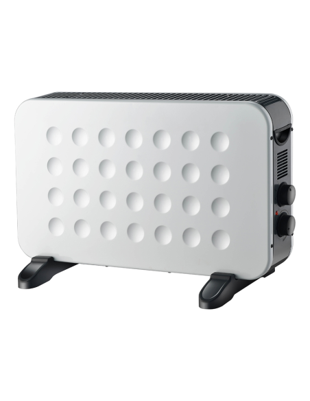 Estufa Convector Svan, 3 niveles potencia 1500w/1250w/750w, Blanca, Turbo