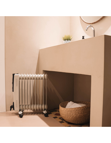 Radiador de Aceite Svan, 3 nieveles, 1500w, Blanca