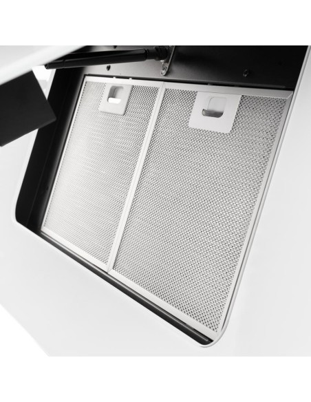 Campana Svan, Inclinada, A+, 118cm, 89.6cm, 39cm, Blanca, 755m3/h, Led, 40/69dB