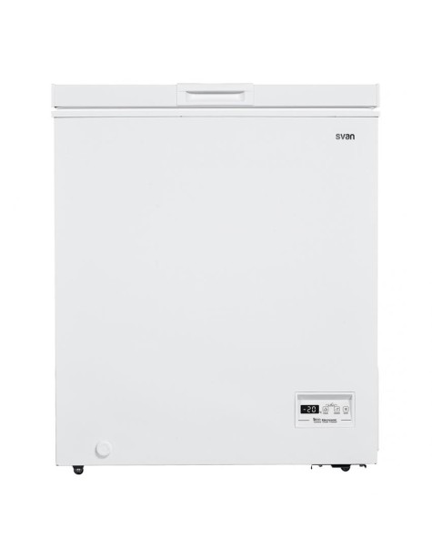 Arcón congelador Svan, Dual Cooling, 150L, A+/F, 84.5cm, 70.5cm, 54.5cm, Blanco, Display