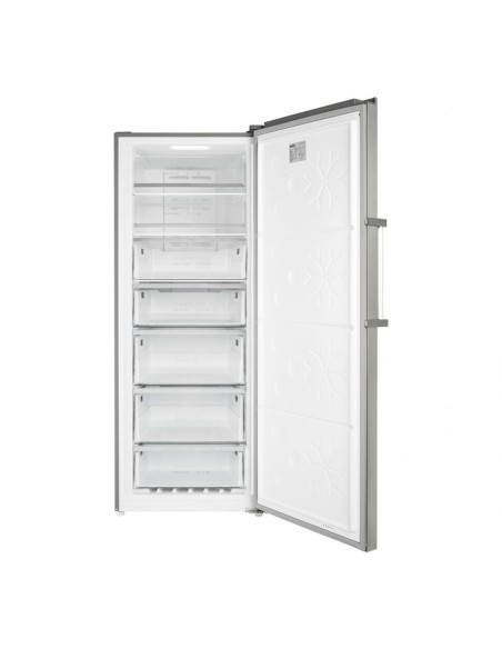 Congelador y Refrigerador Svan, Nofrost, Dual cooling, A++, 185cm, 70cm, 77cm, Inox, Display