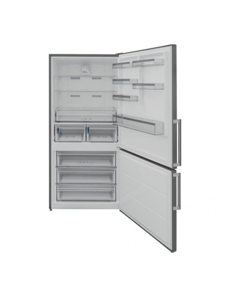 Combi Svan, Nofrost, A++/E, 186cm, 84cm, 75cm, Inox, Touch Display, Cajón Chiller