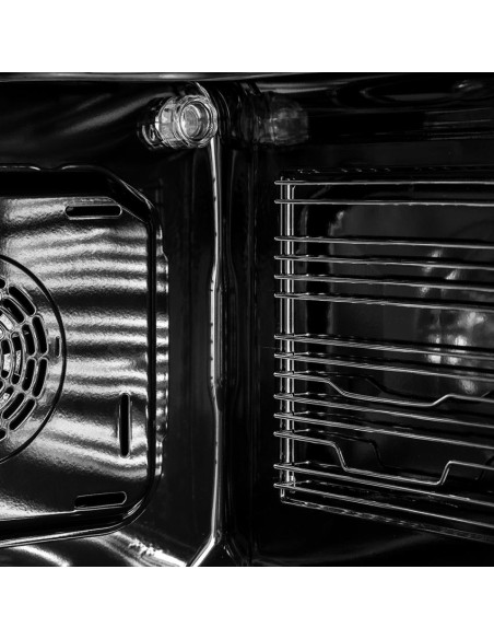 Horno Svan, 78L, A, 59.5cm, 59.5cm, 57.5cm, Cristal Negro, Total Display Táctil, 10P, Cortina Aire