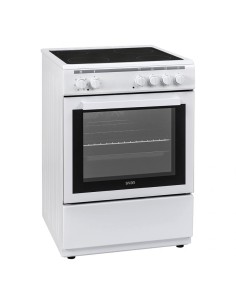Cocina Svan, Eléctrica, 85cm, 60cm, 60cm, Blanca, Vitro...