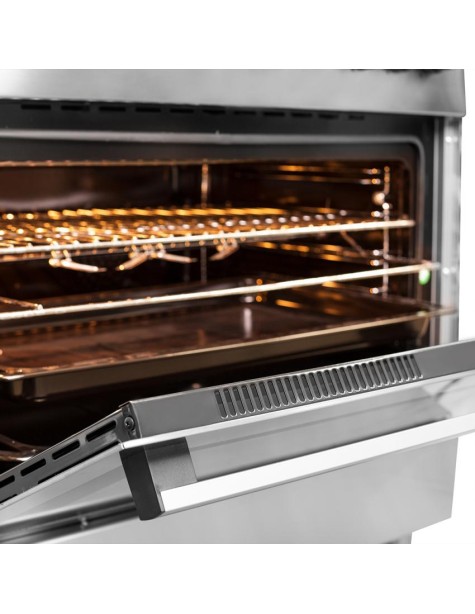 Cocina Svan, Mixta, 89cm, 90cm, 65cm, Inox,...