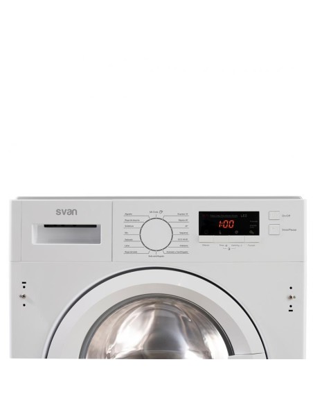 Lavadora 8kg Integración Svan, Inverter, A+++/B, 1400rpm, 82,5cm, 59,5cm, 54cm, Display