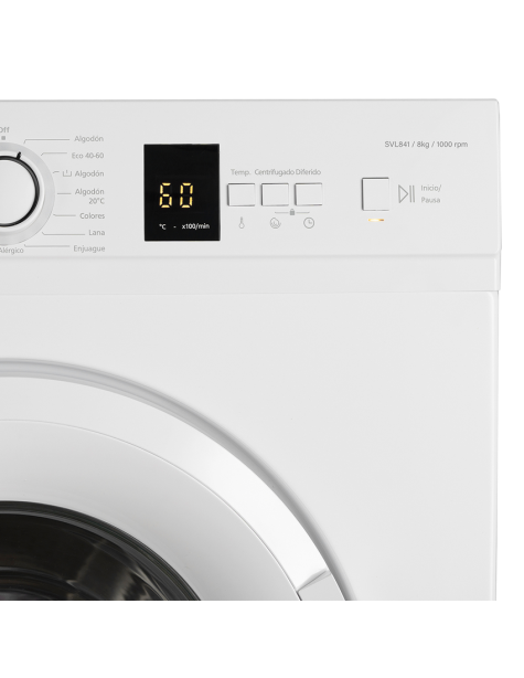 Lavadora 8kg Svan, Universal, A+++/D, 1000 rpm,...