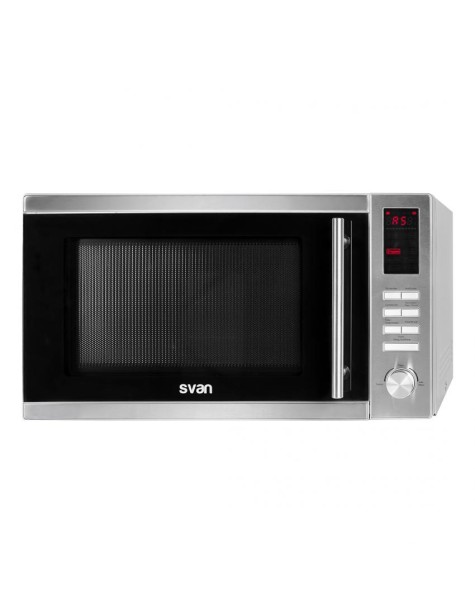 Microondas Svan, Convección, 900w, 30,6cm, 51,3cm, 49,8cm, Inox, Digital, Grill, 25 Litros