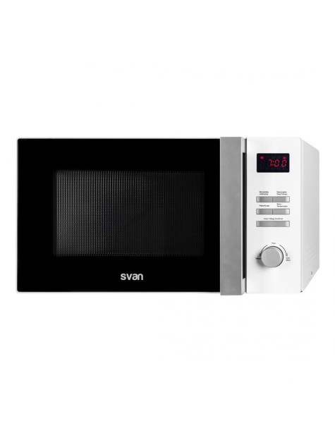 Microondas Svan, 900w, 30,6cm, 51,3cm, 42,9cm, Blanco, Digital, Grill, 25 Litros