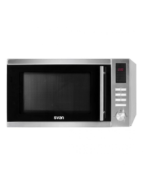 Microondas Svan, 900w, 30,6cm, 51,3cm, 42,9cm, Inox, Digital, Grill, 25 Litros