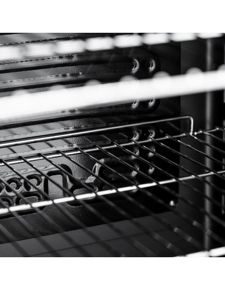 Refrigerador Svan, Cíclico, 115L, A/E, 84.8cm, 54cm, 54cm, Negro, Electrónico, Puerta Cristal 