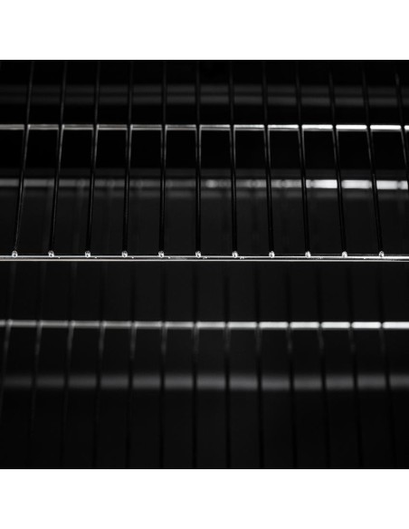 Refrigerador Svan, Cíclico, 115L, A/E, 84.8cm, 54cm, 54cm, Negro, Electrónico, Puerta Cristal 