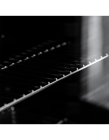 Refrigerador Svan, Cíclico, 115L, A/E, 84.8cm, 54cm, 54cm, Negro, Electrónico, Puerta Cristal 