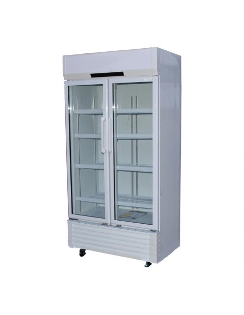 Refrigerador Svan, Ventilado, A+, 202cm, 100cm, 610cm, Puerta de Cristal, Display