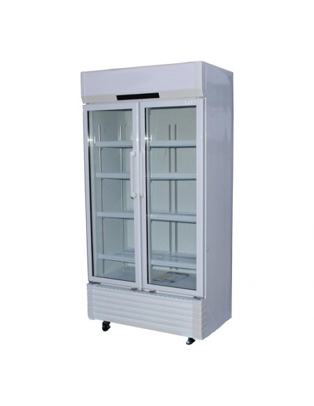 Refrigerador Svan, Ventilado, A+, 202cm, 100cm, 610cm, Puerta de Cristal, Display