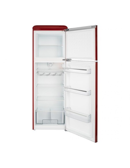 Frigorífico Svan, Ventilado, A++, 182cm, 59,9cm, 62,8cm, Rojo, Mecánico