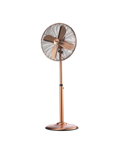 Ventilador Pie Svan, 60w, 18", 3 Velocidades, Color Cobre