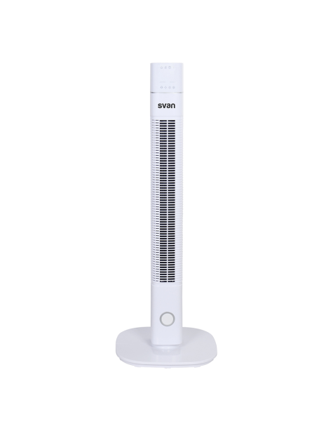 Ventilador Torre Svan, 60w, 36", 3 Velocidades, Color Blanco