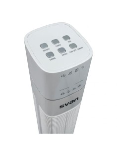 Ventilador Torre Svan, 60w, 36", 3 Velocidades, Color Blanco 2