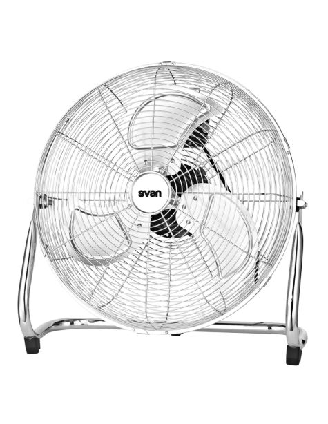 Ventilador Industrial Suelo Svan, 110w, 18", 3 Velocidades, Color Metálico