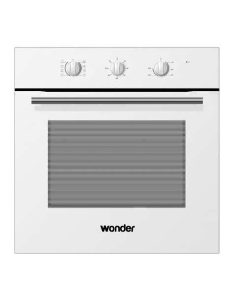 Horno Wonder, A, 59,5cm, 59.5cm, 57.5cm, Blanco, 2F, 70 Litros, Electrónico