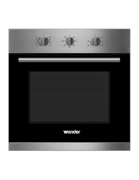 Horno Wonder, A, 59.5cm, 59.5cm, 57.5cm, Inox, 2F, 70 Litros, Electrónico