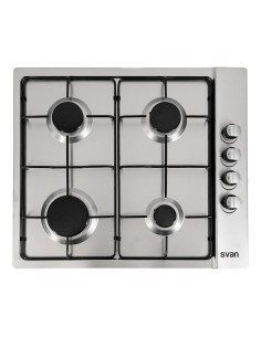 Encimera Svan, Gas Butano, 7.06kW, 9cm, 58cm, 50cm, Inox,...