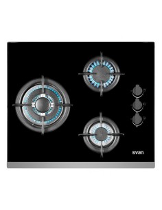 Encimera Svan, Gas Butano, 6.18kW, 10cm, 60cm, 51cm,... 2