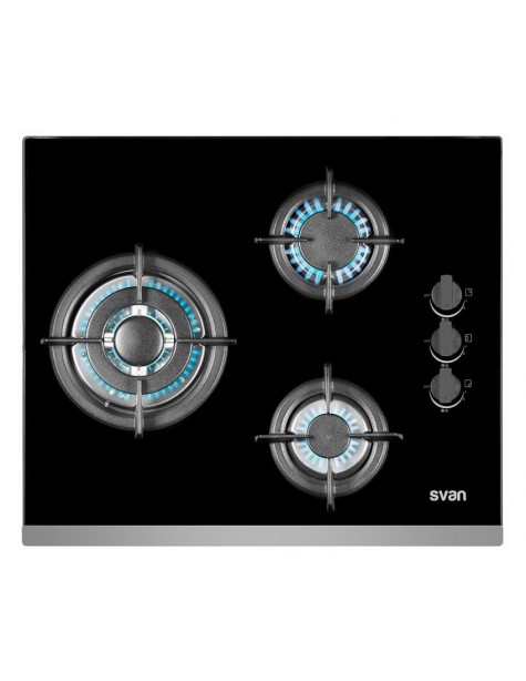 Encimera Svan, Gas Butano, 6.18kW, 10cm, 60cm,...