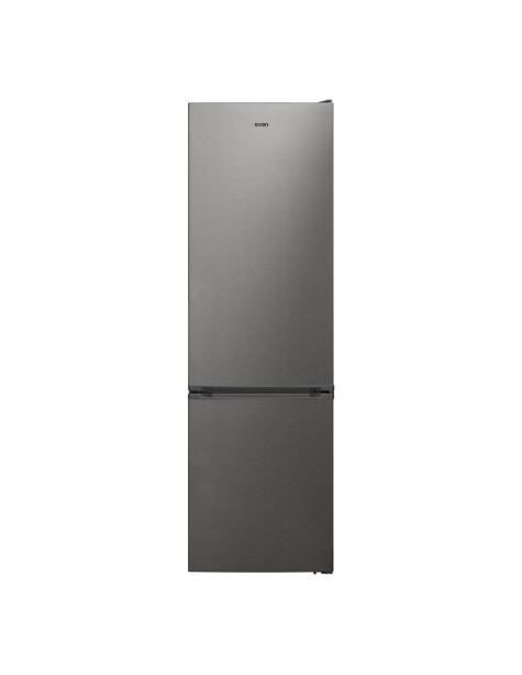 Combi Svan, Smart Frost, A+/F, 201cm, 59.5cm, 65cm, Inox, Display Interior, Chiller, Puerta 90º