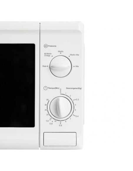 Microondas Svan, Eléctrico, 20L, 700w, 25.8cm, 44cm, 33.9cm, Blanco, Electrónico