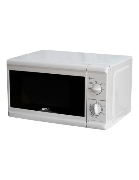 Microondas Svan, Eléctrico, 20L, 700w, 25.8cm, 44cm, 33.9cm, Blanco, Electrónico
