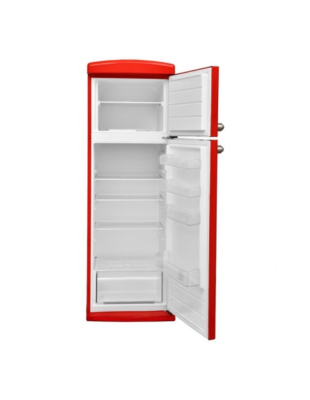 Frigorífico Svan, Cíclico, A+/F, 1,794cm, 60,5cm, 70,0cm, Retro Rojo, Electrónico