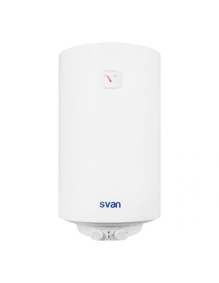 Termo eléctrico Svan, Vertical, 73L, C, 74,5cm, ø45cm, Blanco, Electrónico, 1,5kW