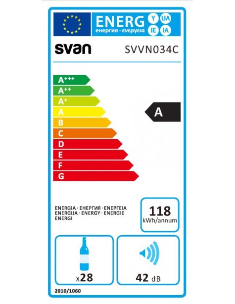 Vinoteca Svan, Estático, 84cm, 43cm, 45cm,...