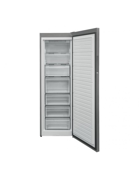 Congelador Svan, Smart Frost, A++/E, 186cm, 59.5cm, 65cm, Inox, Display Táctil, Inverter, Puerta90º 
