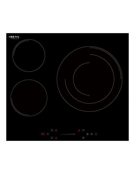 Placa Inducción Svan, 7200w, 6,2cm, 59cm, 52cm, Cristal Negro,Touch Slider, 3Z, Booster